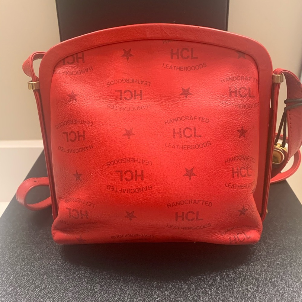 Authentic Vintage Red HCL Crossbody Bag - Picture 2 of 6